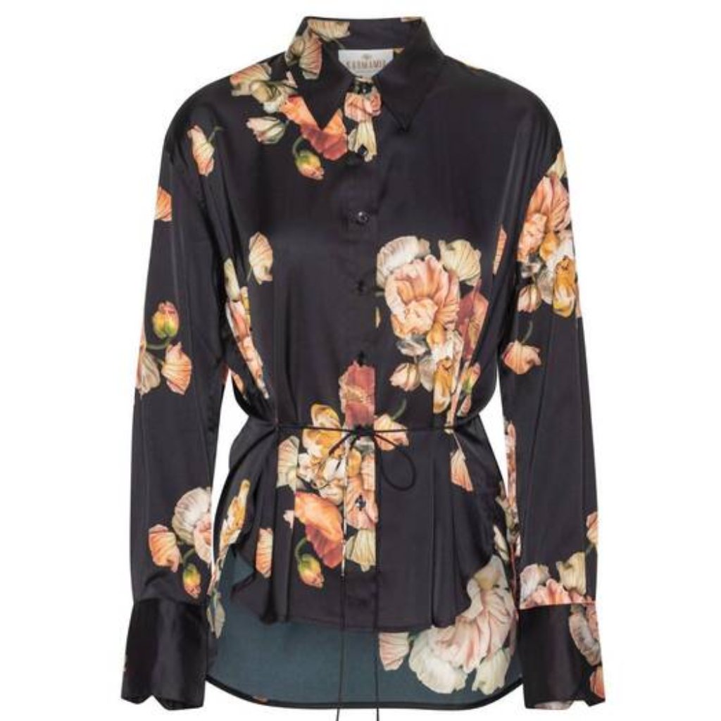 Edie Shirt In Poppy Bouquet